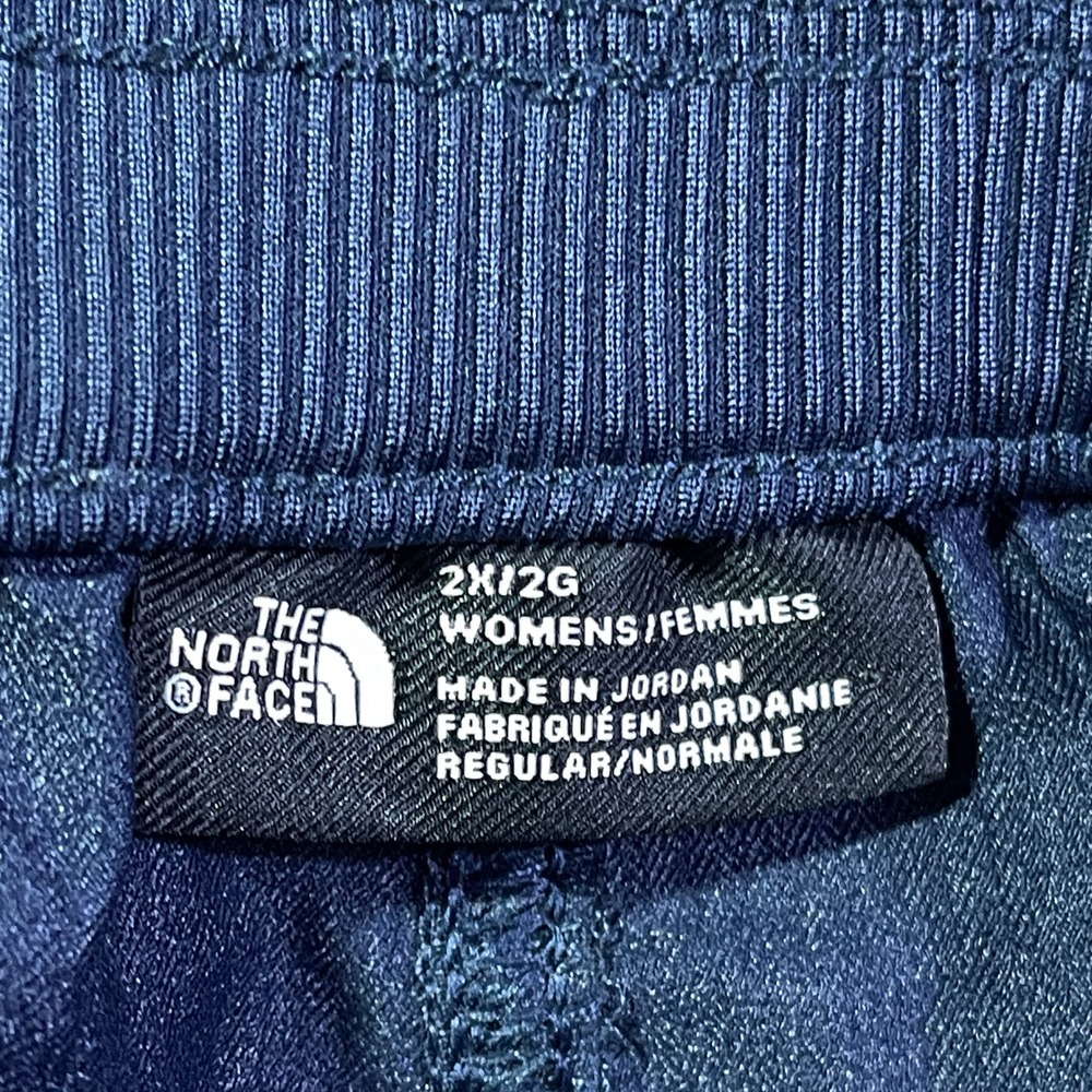 The North Face Women's 2X Navy Blue Jogger Pants Athletic Casual Outdoorsy - Picture 14 of 16